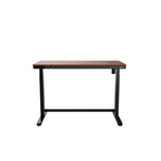 Koble Sit and Stand Desk // Walnut + Black