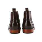 Chelsea Brogue Dress Boot // Dark Brown (Size 8)