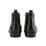 Lace-Up Brogue Dress Boot // Black (Size 8)