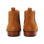 Pull-On Chelsea Gore Dress Boot // Honey Suede (Size 8)