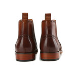 Chelsea Brogue Dress Boot // Light Brown (Size 8)