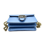 Gucci // GG Buckle Chain Strap Bag // Blue