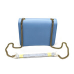 Gucci // GG Buckle Chain Strap Bag // Blue