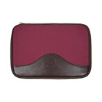 Ghurka // Barber No. 287 Shaving Bag // Burgundy