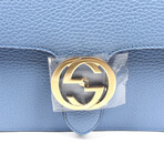 Gucci // GG Buckle Chain Strap Bag // Blue