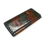 Tom Ford // Exotic Python Long Wallet // Green