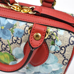 Gucci // Mini GG Supreme Blooms Print Bag // Red