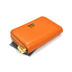 Tom Ford // Small Zip Wallet // Orange