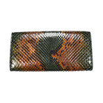 Tom Ford // Exotic Python Long Wallet // Green