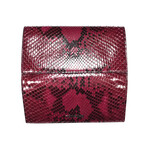 Tom Ford // Exotic Python Long Wallet // Red