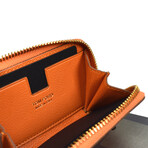 Tom Ford // Small Zip Wallet // Orange