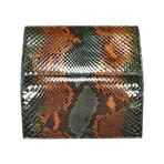 Tom Ford // Exotic Python Long Wallet // Green