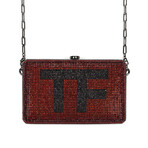 Tom Ford // Logo Clutch // Red