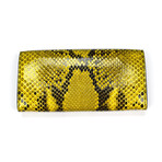 Tom Ford // Exotic Python Long Wallet // Yellow