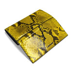 Tom Ford // Exotic Python Long Wallet // Yellow