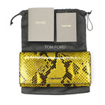 Tom Ford // Exotic Python Long Wallet // Yellow