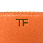 Tom Ford // Small Zip Wallet // Orange