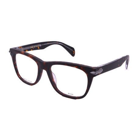 Rag & Bone // Men's RNB7004 N9P Square Optical Frames // Matte Havana