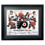 Broad Street Bullies Flyers // 16x20 Photo // Signed + Framed