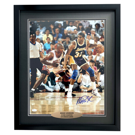 Magic Johnson V.2  // Lakers // 16x20 Photo // Signed + Framed