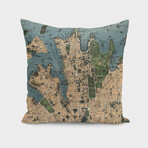 Vintage Map of Sydney Australia (1922) (14"H x 14"W)