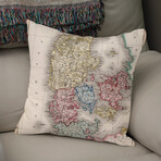 Vintage Map of Denmark (1832) (14"H x 14"W)