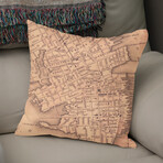 Vintage Map of Charleston South Carolina (1849) (14"H x 14"W)