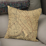 Vintage Map of Brooklyn New York (1874) (14"H x 14"W)