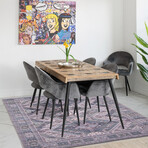 Afshar // Gray (5'1" x 7'11")