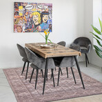 Turkoman // Gray (5'1" x 7'11")