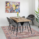 Afshar // Beige (5'1" x 7'11")