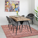 Turkoman // Red (5'1" x 7'11")