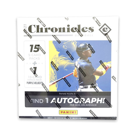 2021 Panini Chronicles Baseball Mega Box // Sealed Box Of Cards