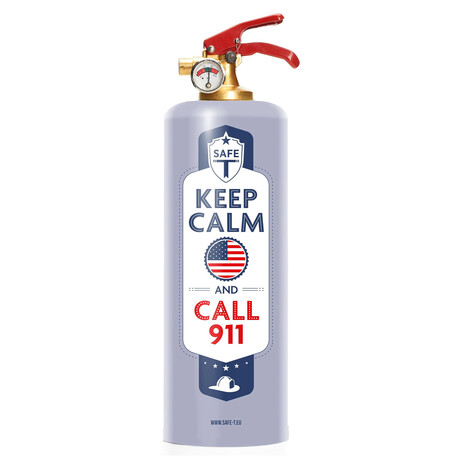 Safe-T Designer Fire Extinguisher // Call 911