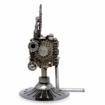Rustic Film Projector Auto Parts Sculpture