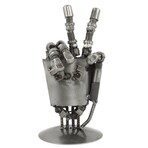 Rustic Robot Hand Auto Part Sculpture