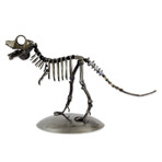 Tyrannosaurus Recycled Metal Statuette