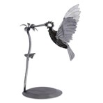 Flitting Hummingbird Upcycled Metal Auto Part Sculpture