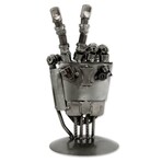 Rustic Robot Hand Auto Part Sculpture