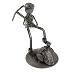 Rustic Miner Auto Part Sculpture