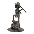 Rustic Miner Auto Part Sculpture