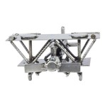 Rustic Biplane Upcycled Metal Sculpture