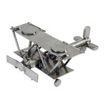 Rustic Biplane Upcycled Metal Sculpture