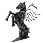 Iron Horse Upcycled Metal Auto Part Sculpture