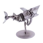 Mighty Shark Recycled Metal Sculpture