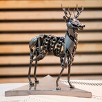 Mechanical Deer Recycled Auto Part Sculpture