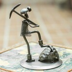 Rustic Miner Auto Part Sculpture