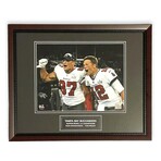 Tom Brady & Rob Gronkowski // Tampa Bay Buccaneers // Unsigned Photograph + Framed