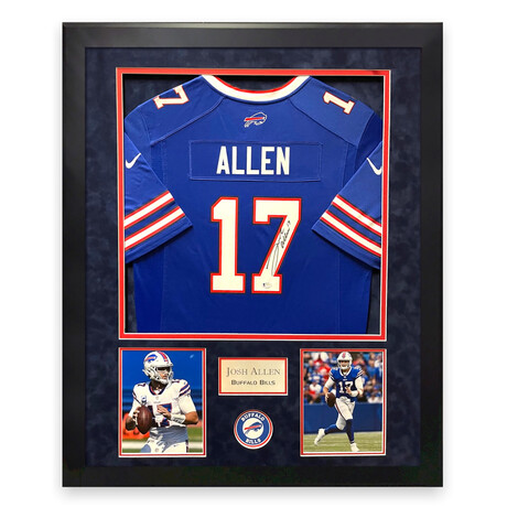 Josh Allen // Buffalo Bills // Signed Jersey + Framed