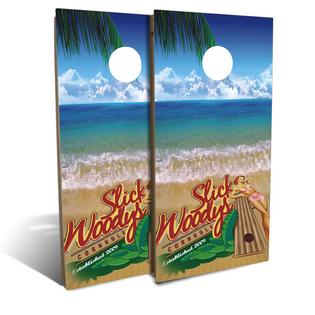 Bikini Surf // Cornhole Board Set